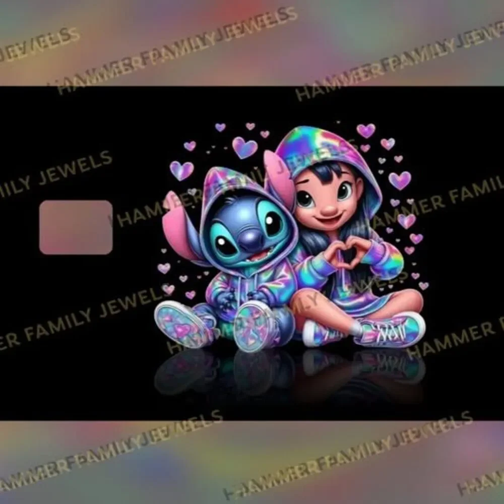Stitch Card Decal